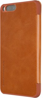 Кожаный чехол книжка Nillkin Qin Leather Case Q-LC XM-M6 для смартфонов Xiaomi Mi 6 Brown